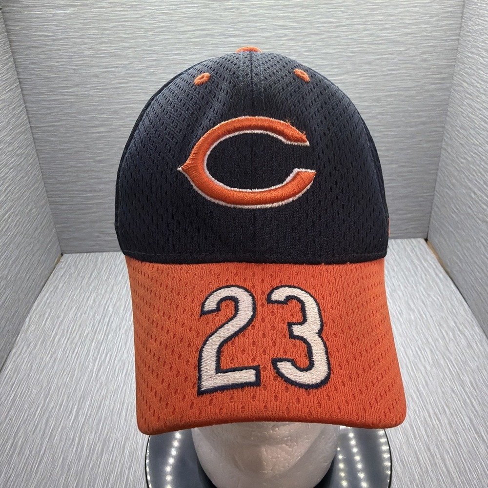 Chicago Bears Hat Youth NFL Adjustable Cap Devin Hester 23 Reebok Orange Blue